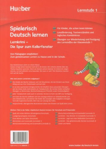 Produktbild: Lernkrimi &ndash; Die Spur zum Kellerfenster