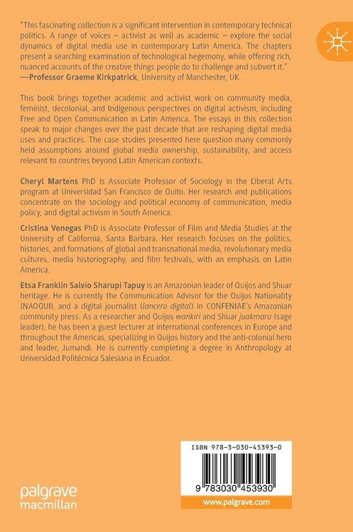 Produktbild: Digital Activism, Community Media, and Sustainable Communication in Latin America