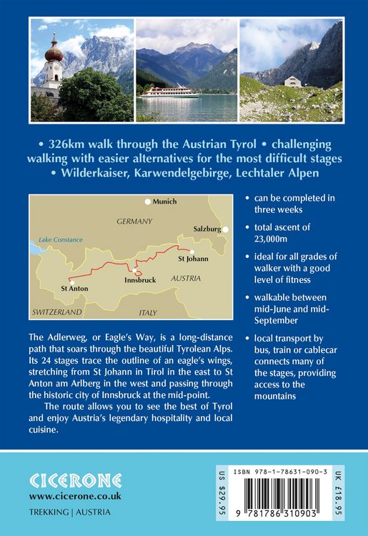 Produktbild: Trekking Austria's Adlerweg