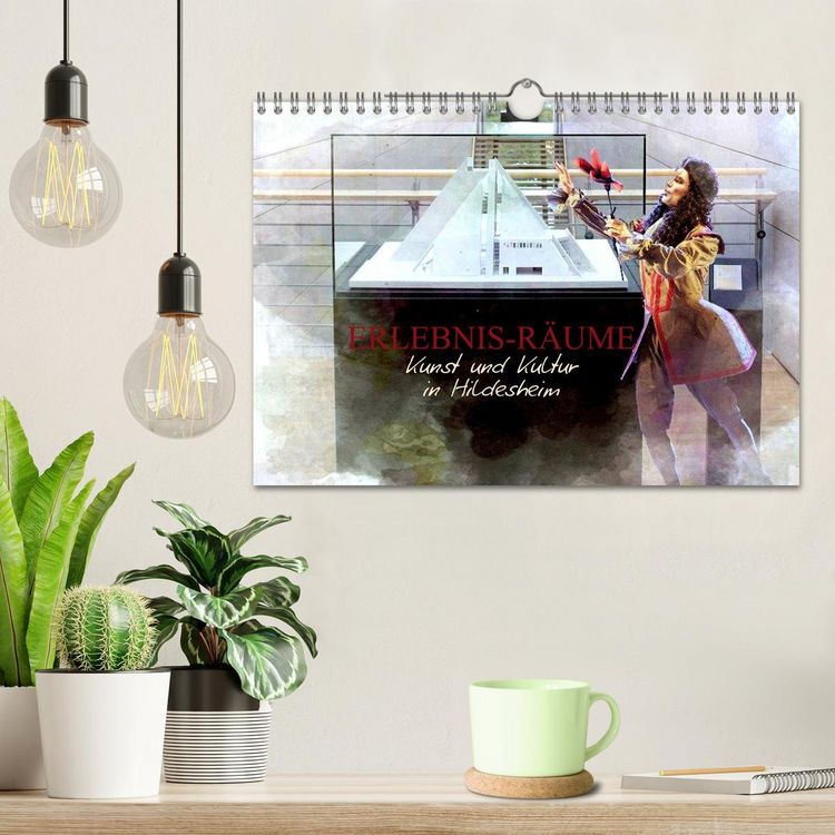 Produktbild: Erlebnis-R&auml;ume Kunst und Kultur in Hildesheim (Wandkalender 2026 DIN A4 quer), CALVENDO Monatskalender