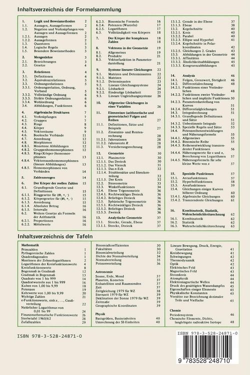 Produktbild: Gro&szlig;e mathematische Formelsammlung