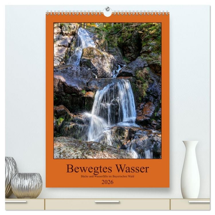Produktbild: Bewegtes Wasser (hochwertiger Premium Wandkalender 2026 DIN A2 hoch), Kunstdruck in Hochglanz