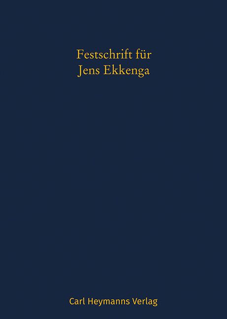 Produktbild: Festschrift f&uuml;r Jens Ekkenga