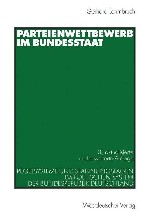 Produktbild: Parteienwettbewerb im Bundesstaat