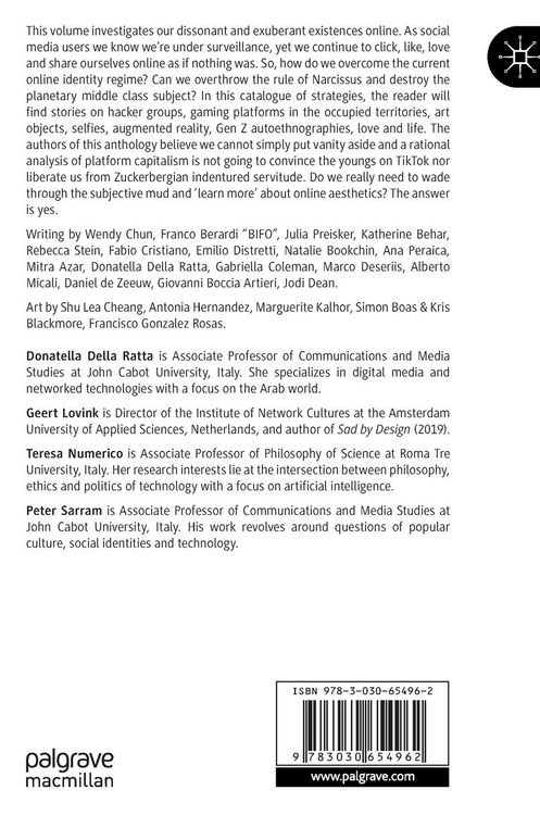Produktbild: The Aesthetics and Politics of the Online Self