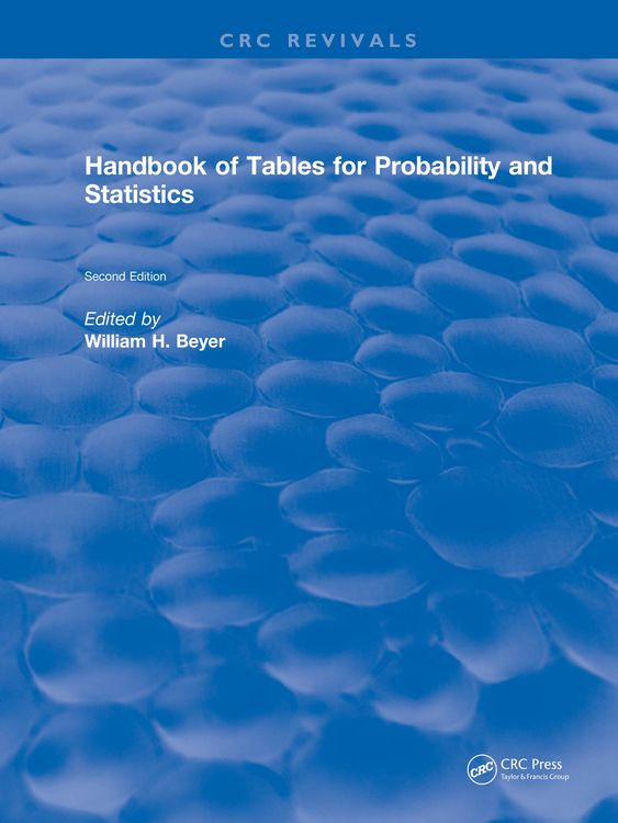 Produktbild: Handbook of Tables for Probability and Statistics