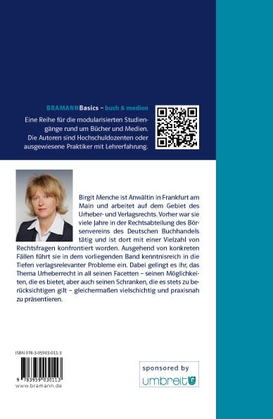 Produktbild: Urheber- und Verlagsrecht