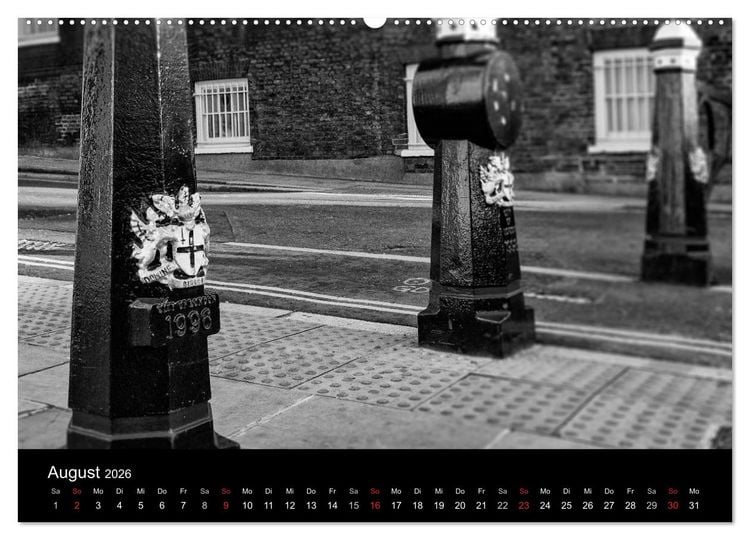 Produktbild: Unterwegs in London (Wandkalender 2026 DIN A2 quer), CALVENDO Monatskalender
