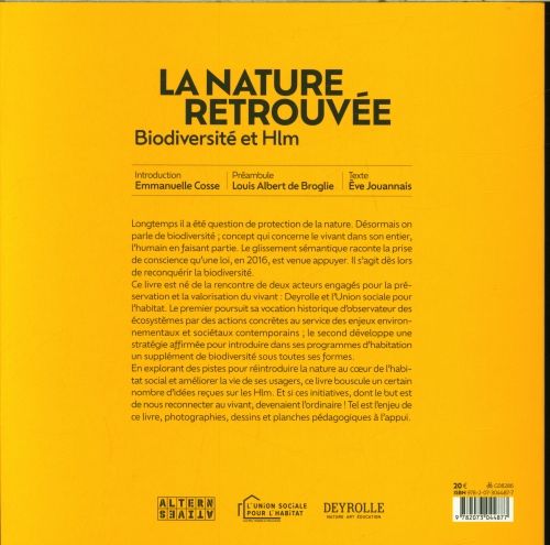 Produktbild: La nature retrouv&eacute;e : biodiversit&eacute; et habitat Hlm