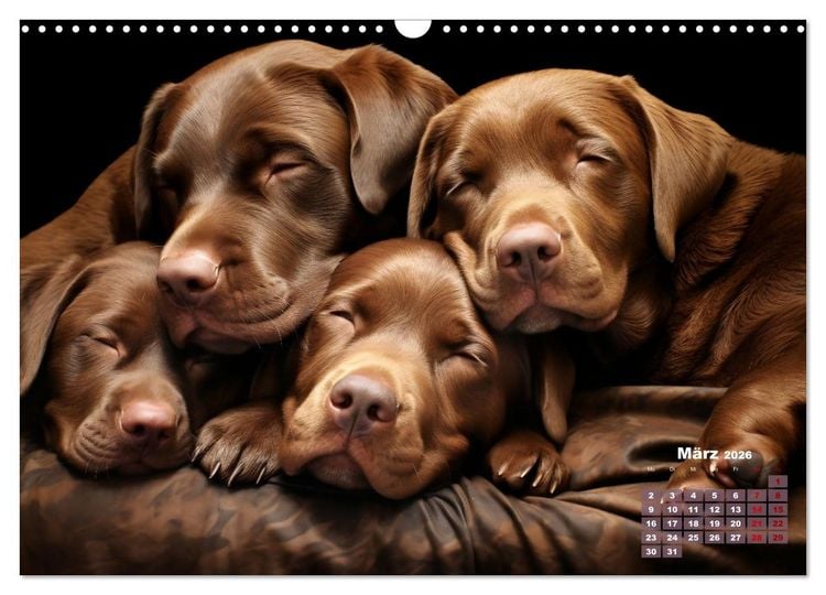 Produktbild: Wenn sie schlafen... (Wandkalender 2026 DIN A3 quer), CALVENDO Monatskalender