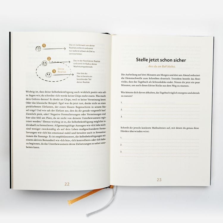 Produktbild: Das 6-Minuten-Tagebuch pur (opalblau)