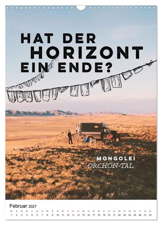Produktbild: INTO THE FAR und die gro&szlig;en Fragen des Reisens - A True Overland Story (Wandkalender 2027 DIN A3 hoch), CALVENDO Monatskalender