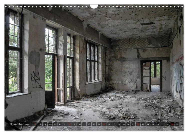 Produktbild: Lost Places in Deutschland 2026 (Wandkalender 2026 DIN A3 quer), CALVENDO Monatskalender
