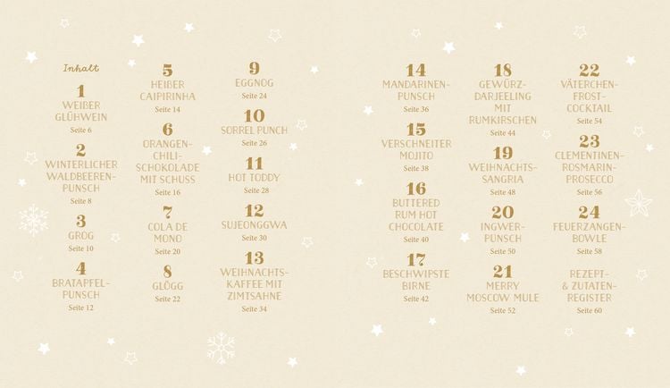 Produktbild: 24 Drinks bis Weihnachten