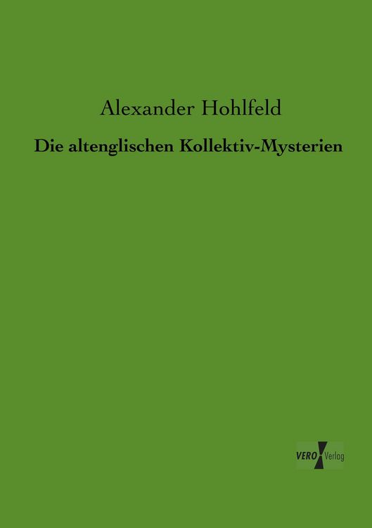 Produktbild: Die altenglischen Kollektiv-Mysterien