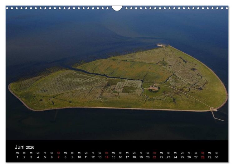 Produktbild: Die Nordseek&uuml;ste (Wandkalender 2026 DIN A3 quer), CALVENDO Monatskalender