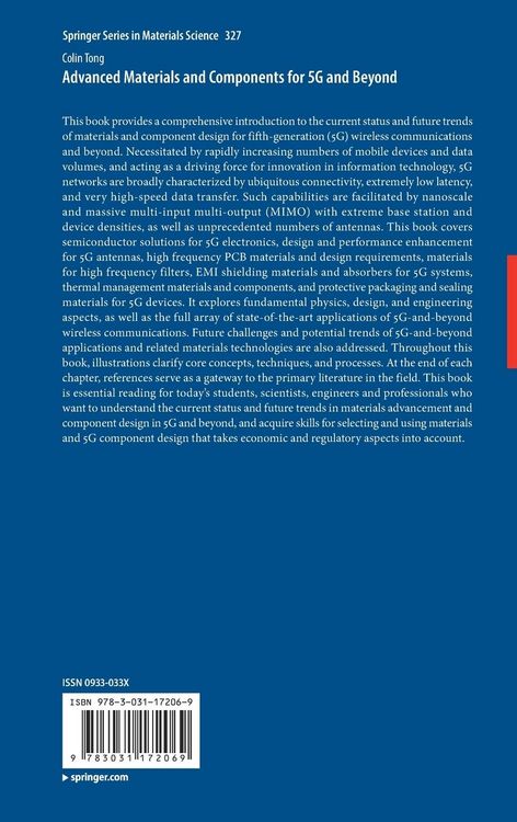 Produktbild: Advanced Materials and Components for 5G and Beyond