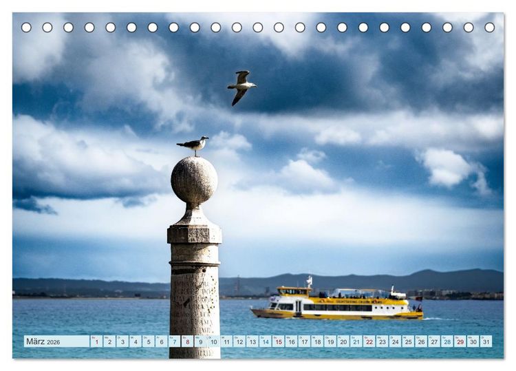 Produktbild: Mein Lissabon (Tischkalender 2026 DIN A5 quer), CALVENDO Monatskalender