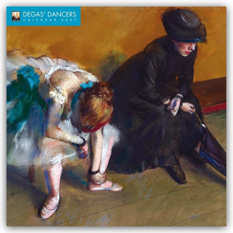 Produktbild: Degas Dancers &ndash; Degas T&auml;nzerinnen 2027 &ndash; Original Flame Tree Publishing-Kalender [Kalender]