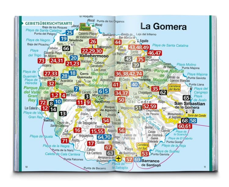 Produktbild: KOMPASS Wanderführer La Gomera, 75 Touren mit Extra-Tourenkarte