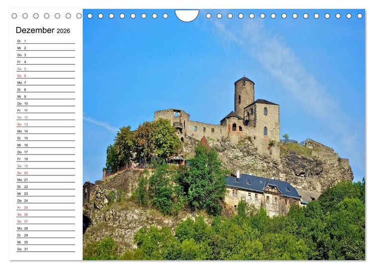 Produktbild: Tschechien - Die Burg Strekov (Wandkalender 2026 DIN A4 quer), CALVENDO Monatskalender
