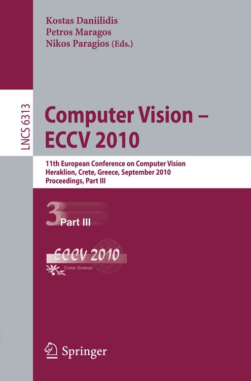Produktbild: Computer Vision -- ECCV 2010