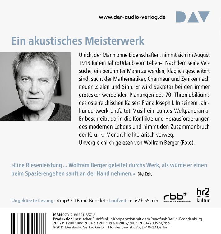 Produktbild: Der Mann ohne Eigenschaften