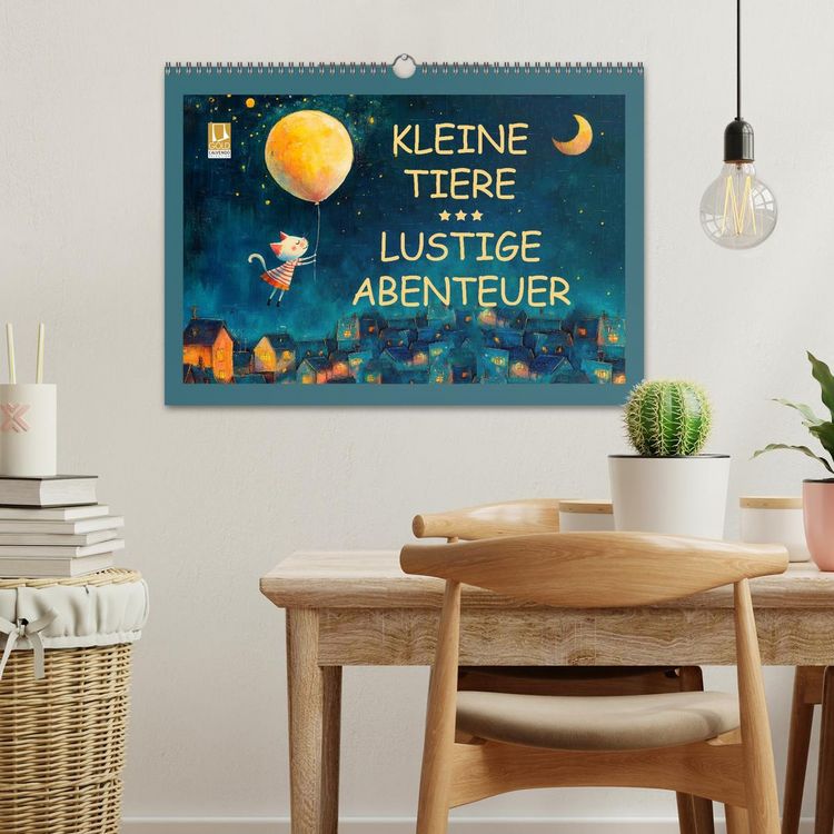 Produktbild: Kleine Tiere - Lustige Abenteuer (Wandkalender 2027 DIN A3 quer), CALVENDO Monatskalender