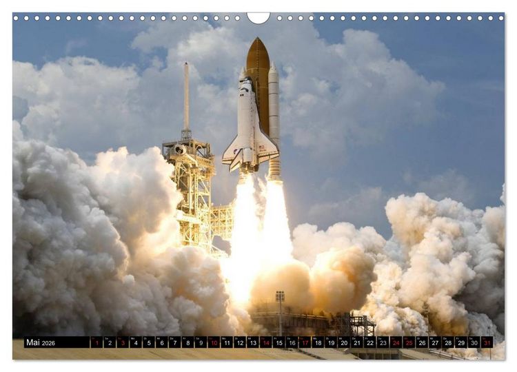 Produktbild: Missionen im Weltall (Wandkalender 2026 DIN A3 quer), CALVENDO Monatskalender