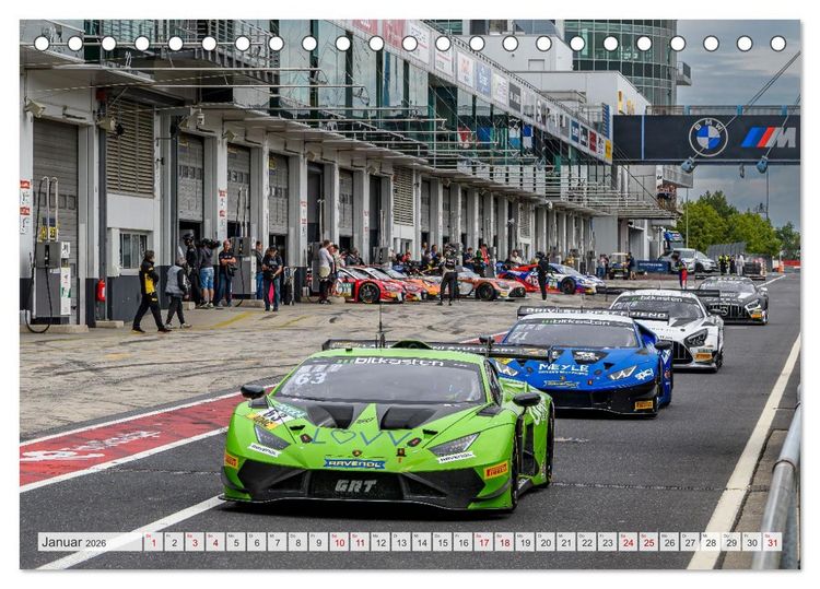 Produktbild: Wilde Stiere am N&uuml;rburgring (Tischkalender 2026 DIN A5 quer), CALVENDO Monatskalender
