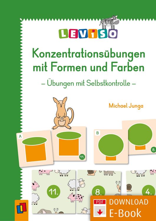 Produktbild: Konzentrations&uuml;bungen mit Formen und Farben