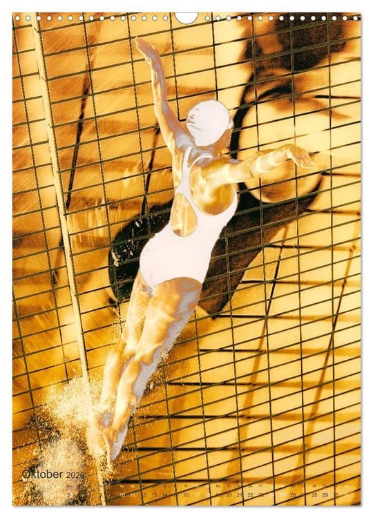 Produktbild: SWIMPOPLOVE (Wandkalender 2026 DIN A3 hoch), CALVENDO Monatskalender