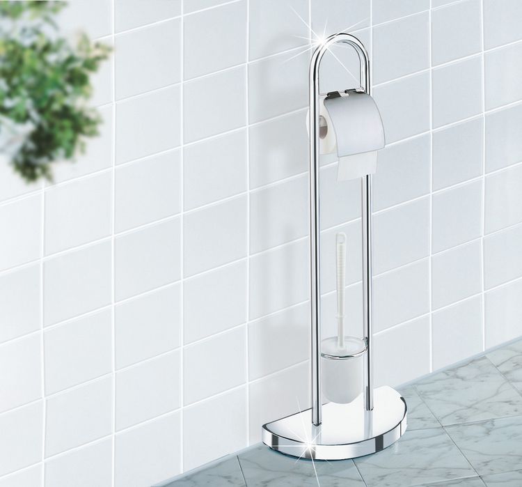 Produktbild: WC-Garnitur Raumwunder, aus Stahl