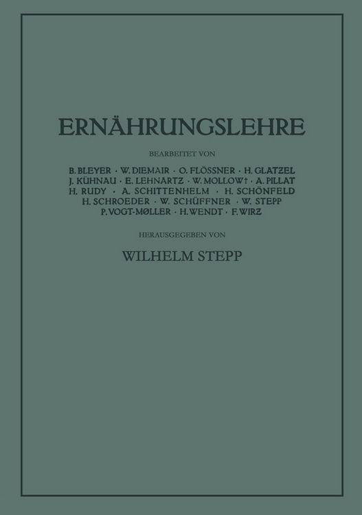 Produktbild: Ern&auml;hrungslehre