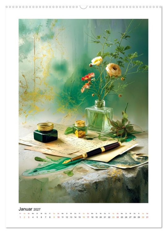 Produktbild: Modern Still - die Kunst der Komposition (hochwertiger Premium Wandkalender 2027 DIN A2 hoch), Kunstdruck in Hochglanz
