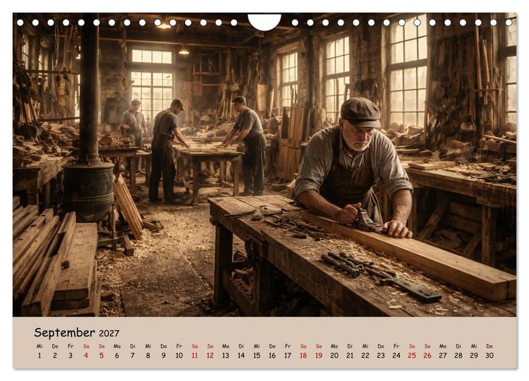 Produktbild: Ursprung: Berufe mit Geschichte. (Wandkalender 2027 DIN A4 quer), CALVENDO Monatskalender