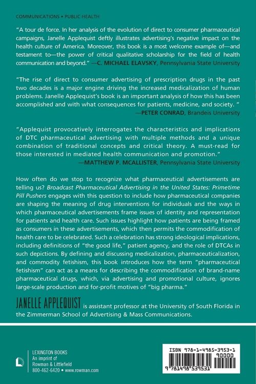 Produktbild: Broadcast Pharmaceutical Advertising in the United States
