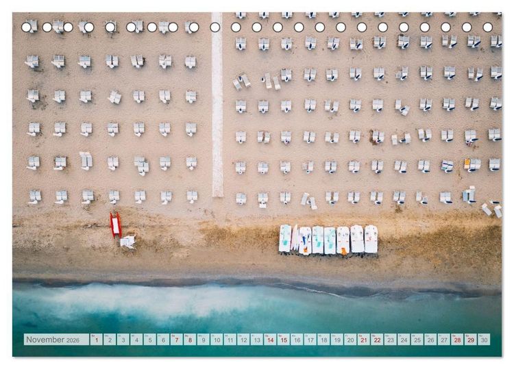 Produktbild: Lignano in Italien. Sommer Strand und Meer (Tischkalender 2026 DIN A5 quer), CALVENDO Monatskalender