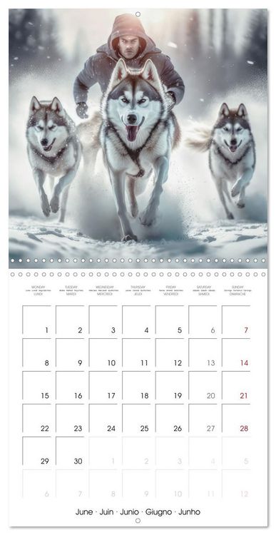Produktbild: Husky obsession (Wall Calendar 2026 12 &times; 12 Inch) CALVENDO 12 Month Wall Calendar