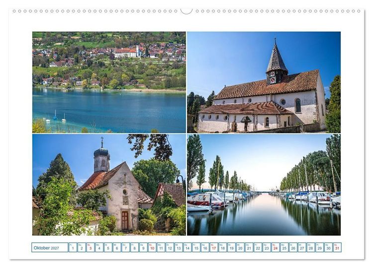 Produktbild: Die H&ouml;ri - malerische Halbinsel am westlichen Bodensee (hochwertiger Premium Wandkalender 2027 DIN A2 quer), Kunstdruck in Hochglanz