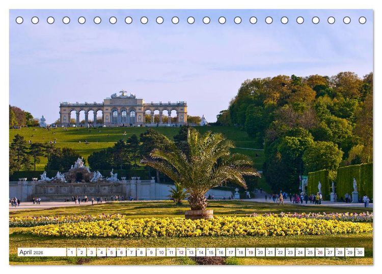 Produktbild: Sch&ouml;ne Gr&uuml;&szlig;e aus Wien (Tischkalender 2026 DIN A5 quer), CALVENDO Monatskalender