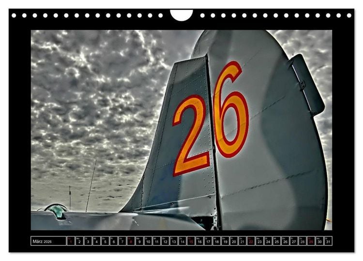Produktbild: Farbe rund ums Flugzeug! (Wandkalender 2026 DIN A4 quer), CALVENDO Monatskalender