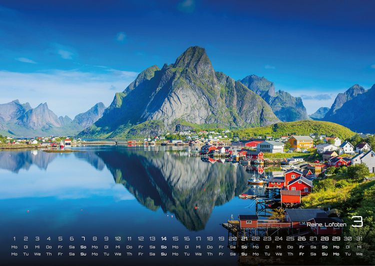 Produktbild: Norwegen &ndash; Im Land der Fjorde - 2027 - Kalender DIN A3