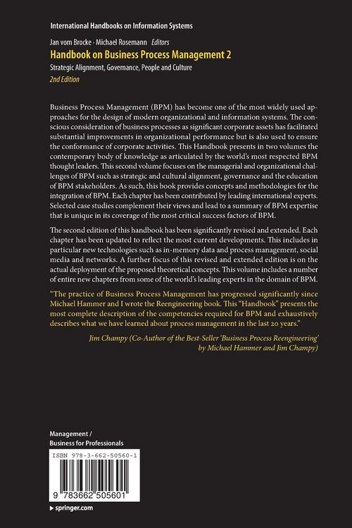 Produktbild: Handbook on Business Process Management 2
