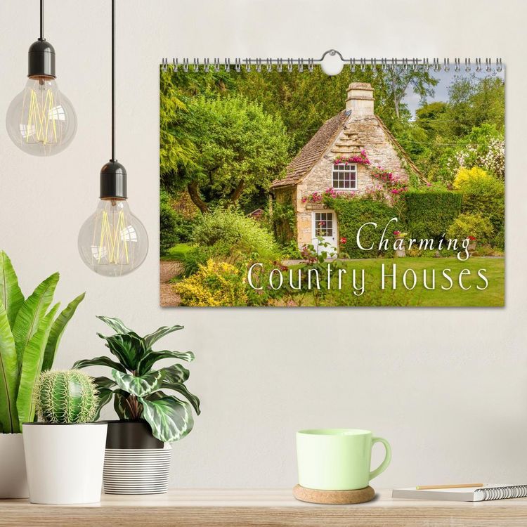 Produktbild: Charming Country Houses (Wall Calendar 2027 DIN A4 landscape), CALVENDO 12 Month Wall Calendar