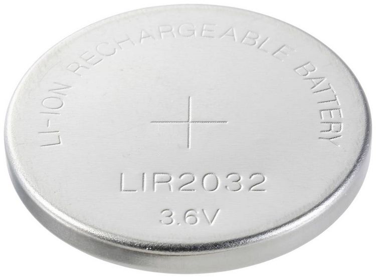Produktbild: VOLTCRAFT LIR2032 Knopfzellen-Akku LIR2032 Lithium 45 mAh 3.6V 1St.