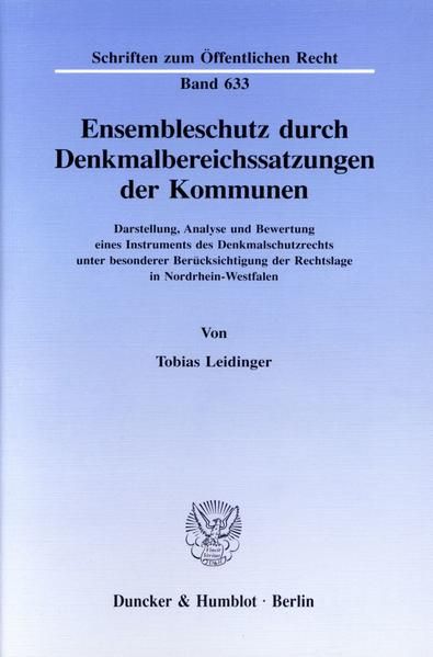 Produktbild: Ensembleschutz durch Denkmalbereichssatzungen der Kommunen.