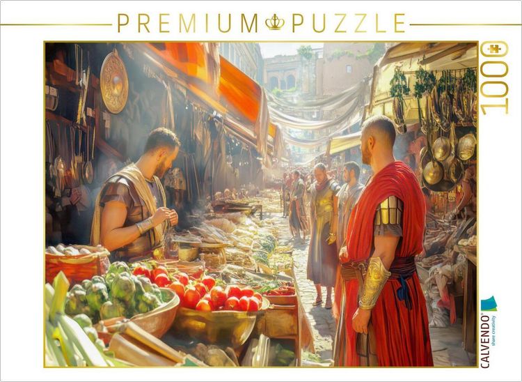 Produktbild: CALVENDO Puzzle Romains | 1000 Teile Lege-Gr&ouml;&szlig;e 64x48cm Foto-Puzzle f&uuml;r gl&uuml;ckliche Stunden