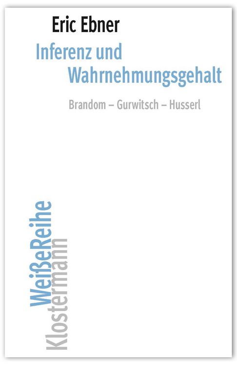 Produktbild: Inferenz und Wahrnehmungsgehalt