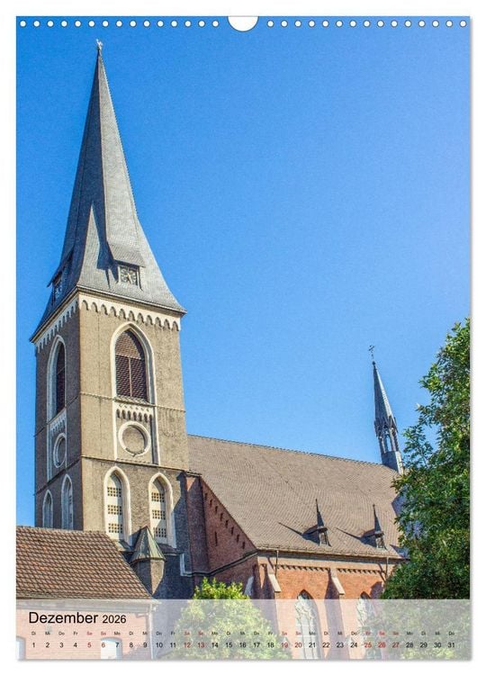 Produktbild: Historisches Duisburg (Wandkalender 2026 DIN A3 hoch), CALVENDO Monatskalender